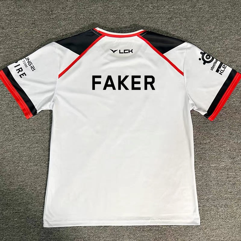 2026 T1 Team Uniform Lck First Stage Faker's Same T-Shirt - Image 7