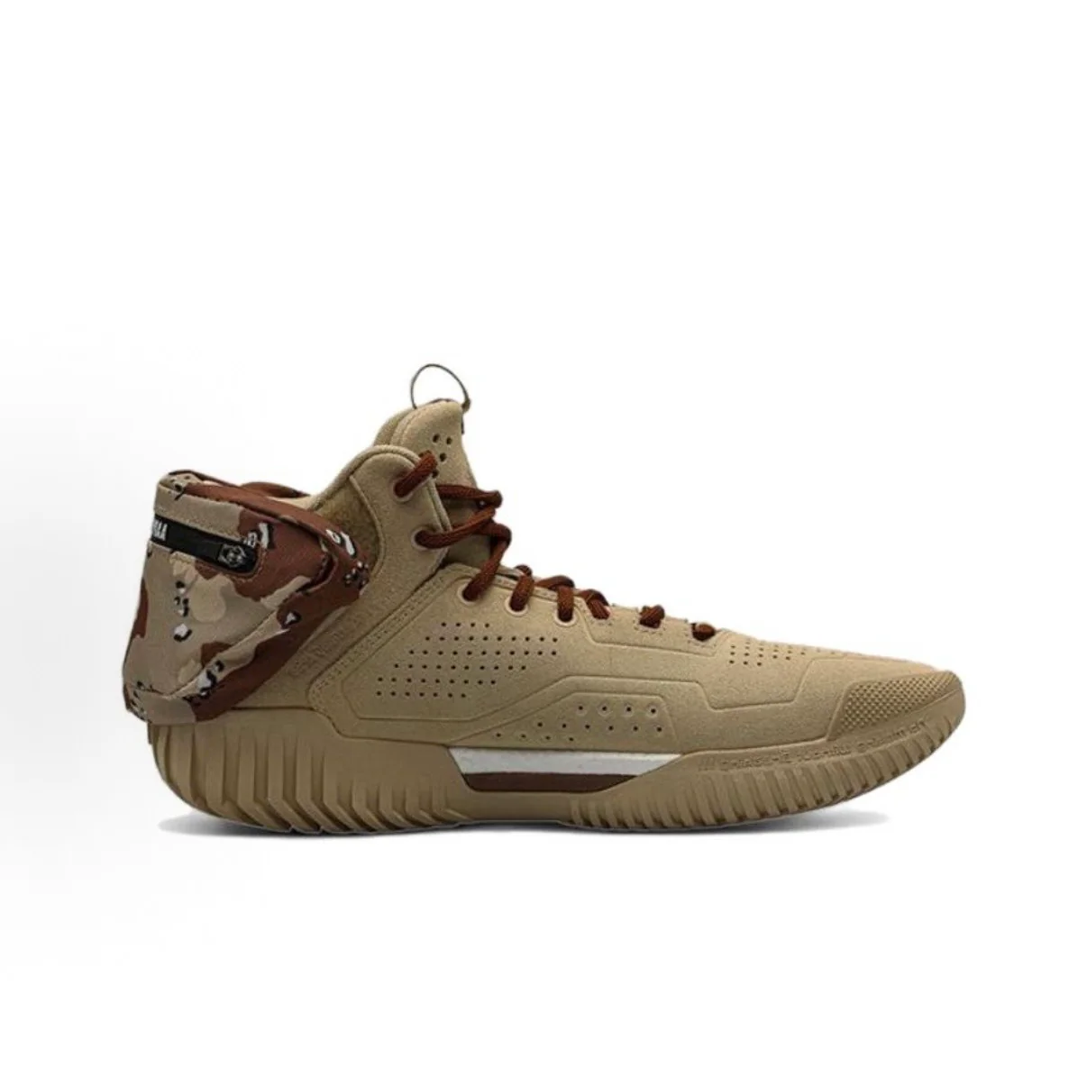 Aape x R.J. Hampton | Li-Ning Badfive 3 Mid - Brown - Image 3