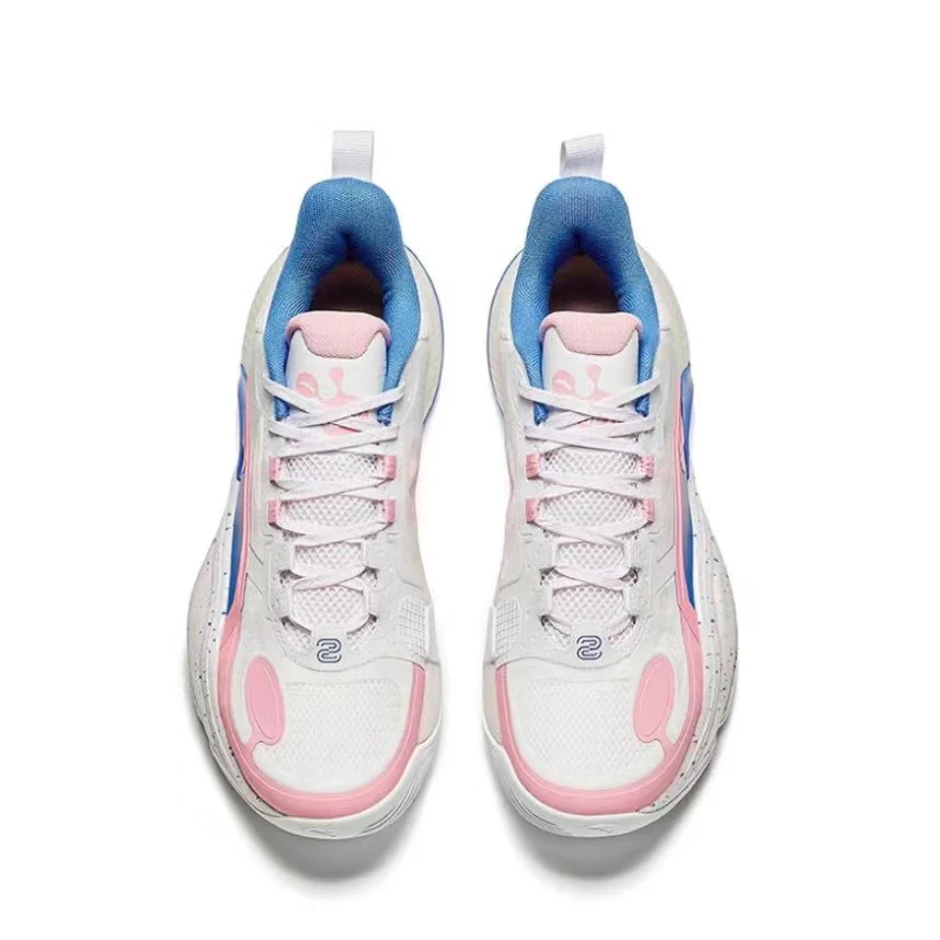 Anta Bubble Bomb 2 - White/Pink/Blue - Image 3