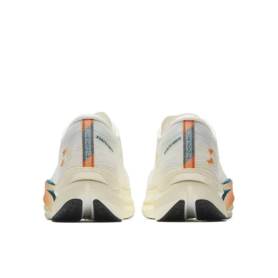 (Women & Men)Anta C202 6.0 Marathon Racing Shoes - White/Orange/Blue - Image 4