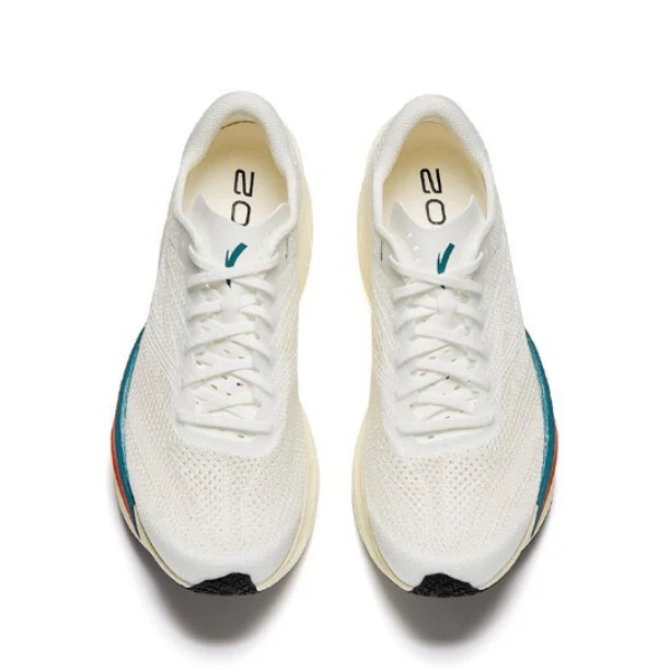 (Women & Men)Anta C202 6.0 Marathon Racing Shoes - White/Orange/Blue - Image 5
