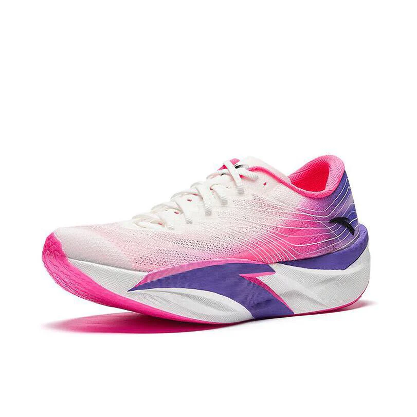 (Women & Men)Anta C202 6.0 Marathon Racing Shoes - White/Purple - Image 2