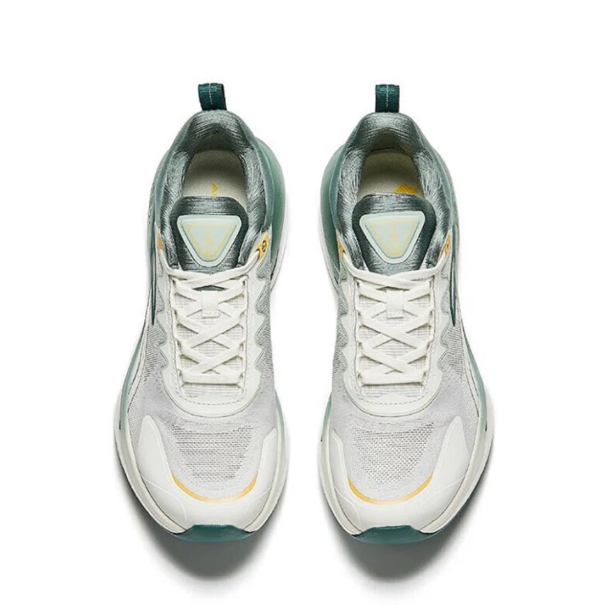 （Men）Anta C37 5.0 Nitrogen Technology Running Shoes - Green/White - Image 5