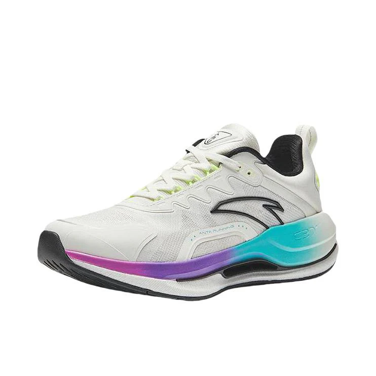 （Men）Anta C37 5.0 Nitrogen Technology Running Shoes - White - Image 2