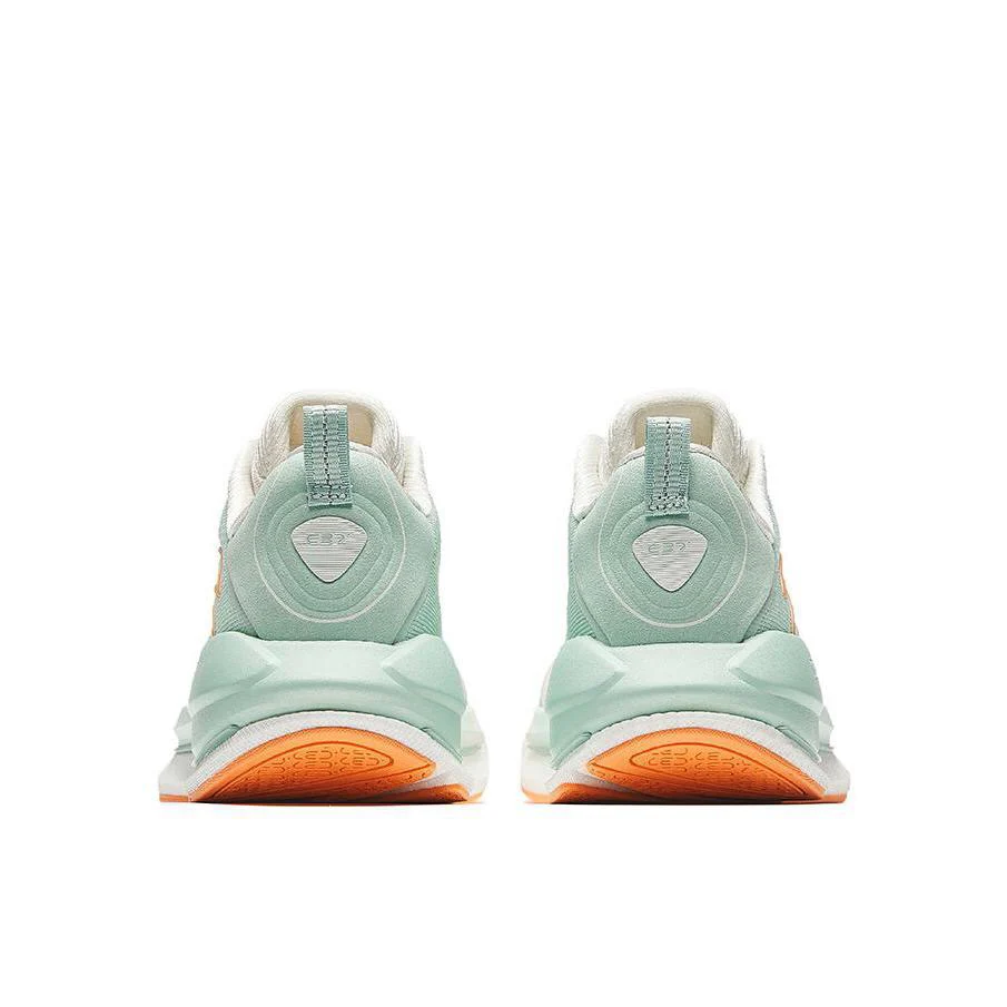 （Women）Anta C37 5.0 Nitrogen Technology Running Shoes - White/Cyan - Image 4