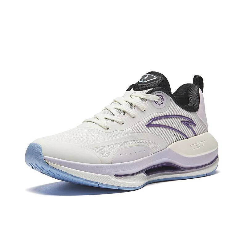 （Women）Anta C37 5.0 Nitrogen Technology Running Shoes - White/Purple - Image 2
