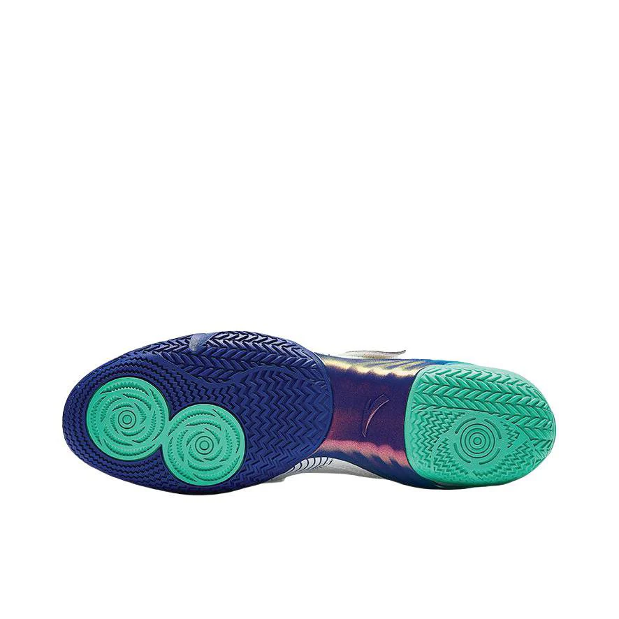 Anta | China National Team 2024 Paris Olympics Professional Boxing Shoes - White/Blue - Image 3