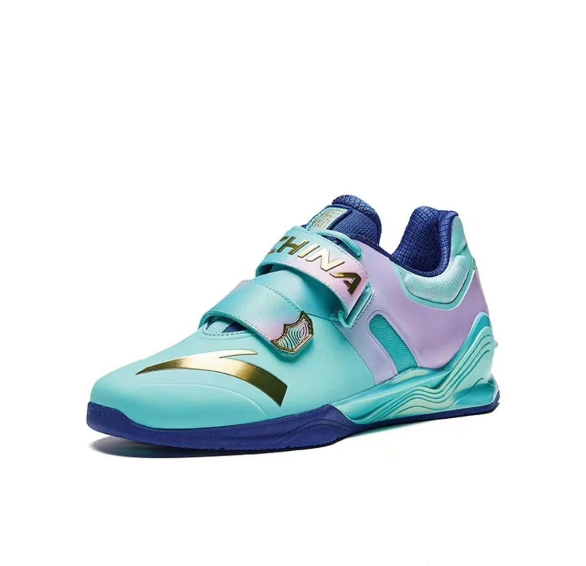 Anta | China National Team 2024 Paris Olympics Weightlifting Training Squat Shoes - Green - Image 2