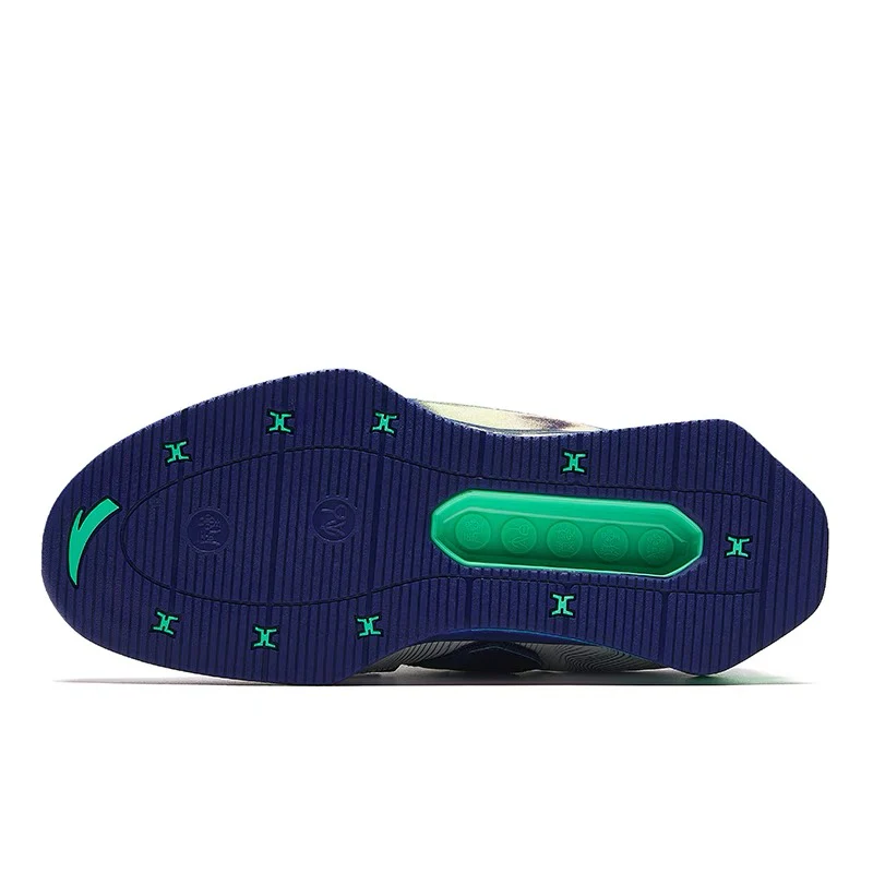 Anta | China National Team 2024 Paris Olympics Weightlifting Training Squat Shoes - Blue/White - Image 4