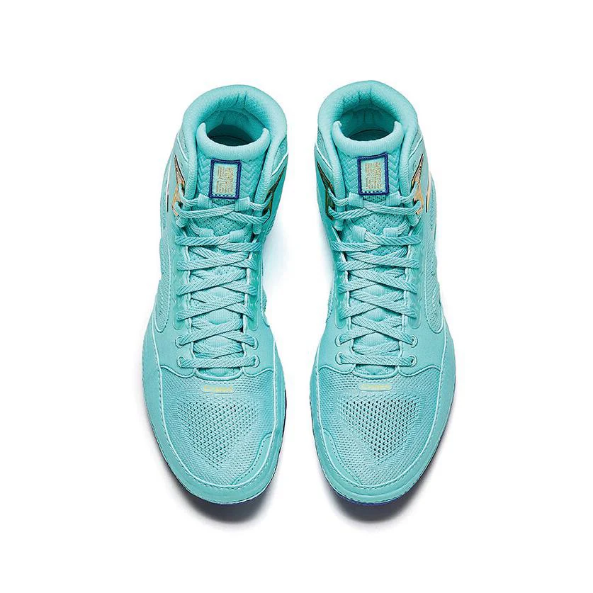 Anta | China National Team Professional Wrestling Shoes - Blue - Image 3