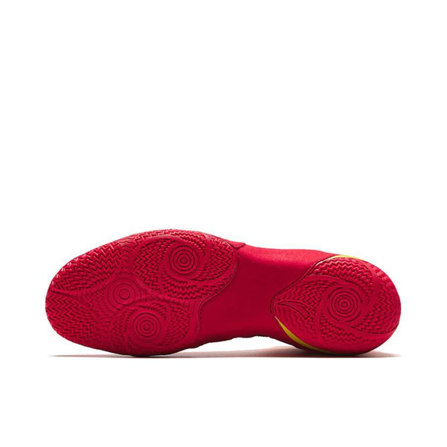 Anta | China National Team Professional Wrestling Shoes - Red/Gold - Image 4