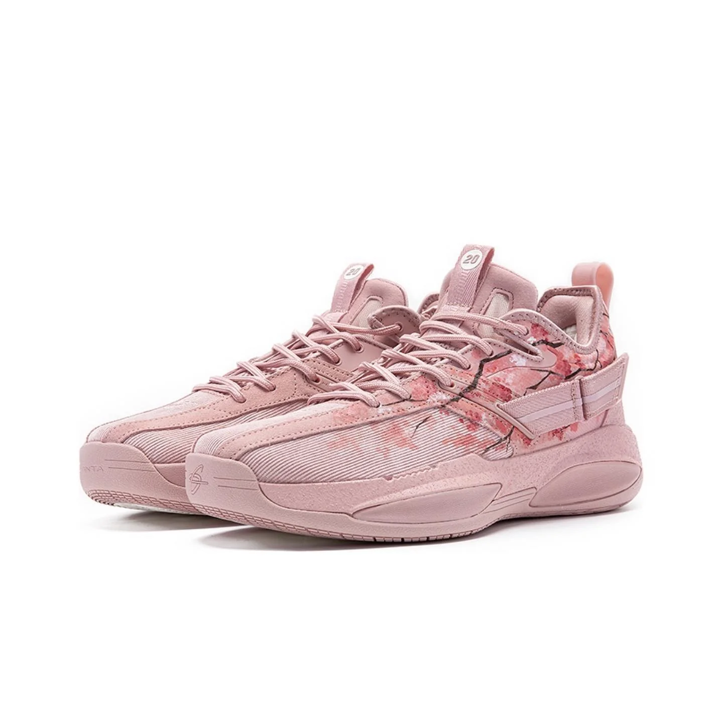 Anta Gordon Hayward GH3 “Cherry blossoms” Custom Sneakers - Image 3