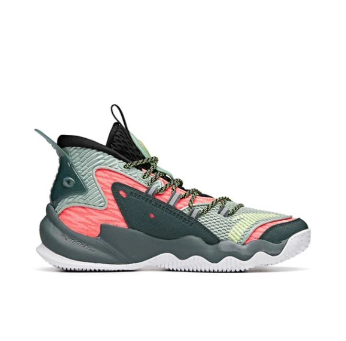 Anta Kids Shock The Game 4.0 Green/Pink - Image 6