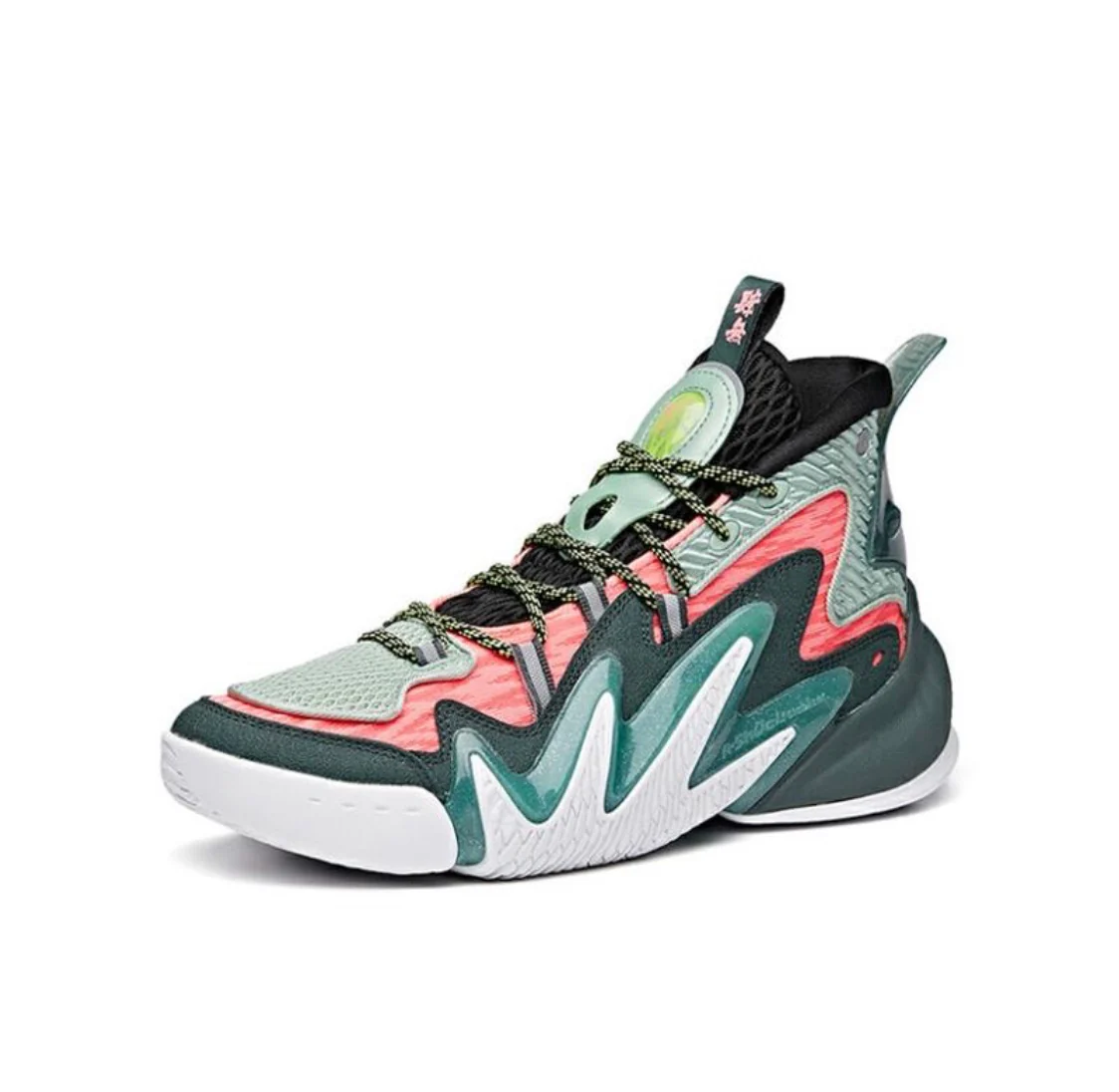 Anta Kids Shock The Game 4.0 Green/Pink - Image 7