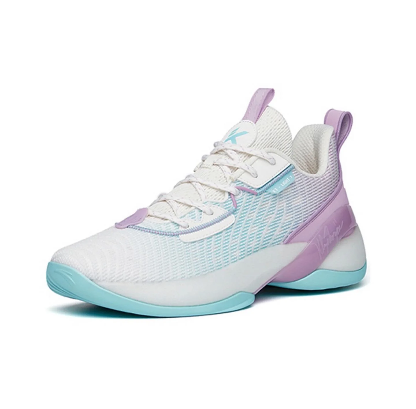 Anta Klay Thompson Light Cavalry 7 - White/Blue/Purple - Image 3