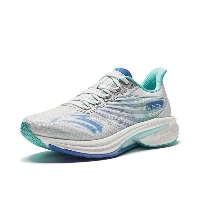 Anta Mach 4.0 Racing Running Shoes - White/Blue - Image 2