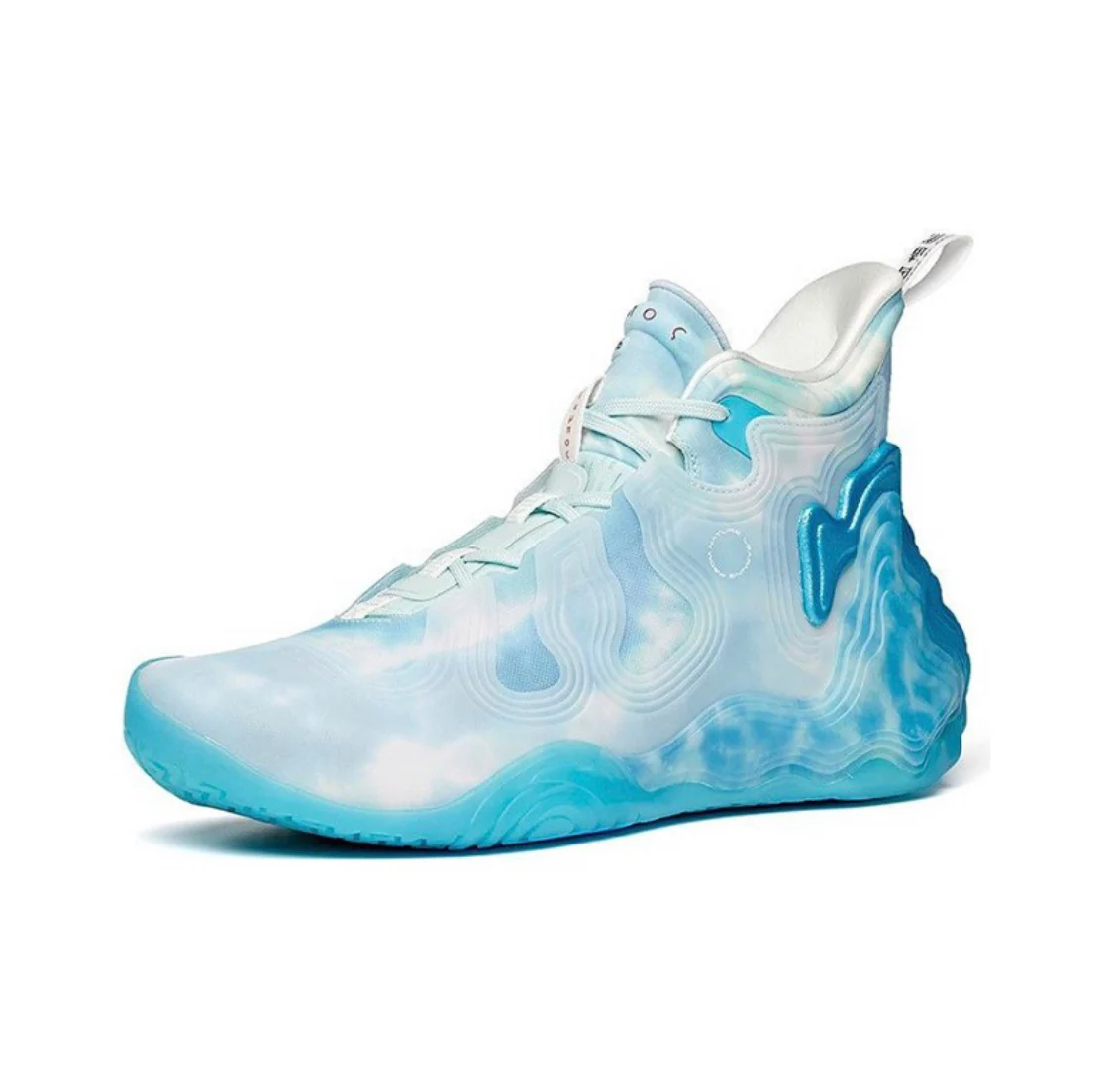 Anta Men‘s Star Peak Glacier High Basketball Shoes - Image 2