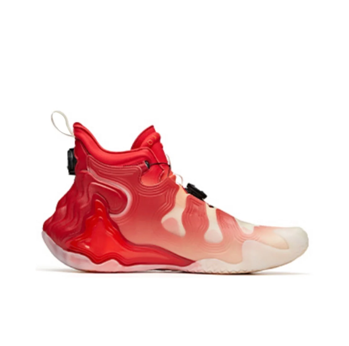 Anta Men‘s Star Peak High Basketball Shoes - Red - Image 6