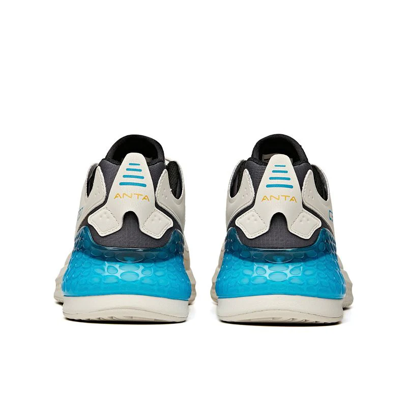 Anta Men's C37+ Plus Running Gray/Black/Blue - Image 4