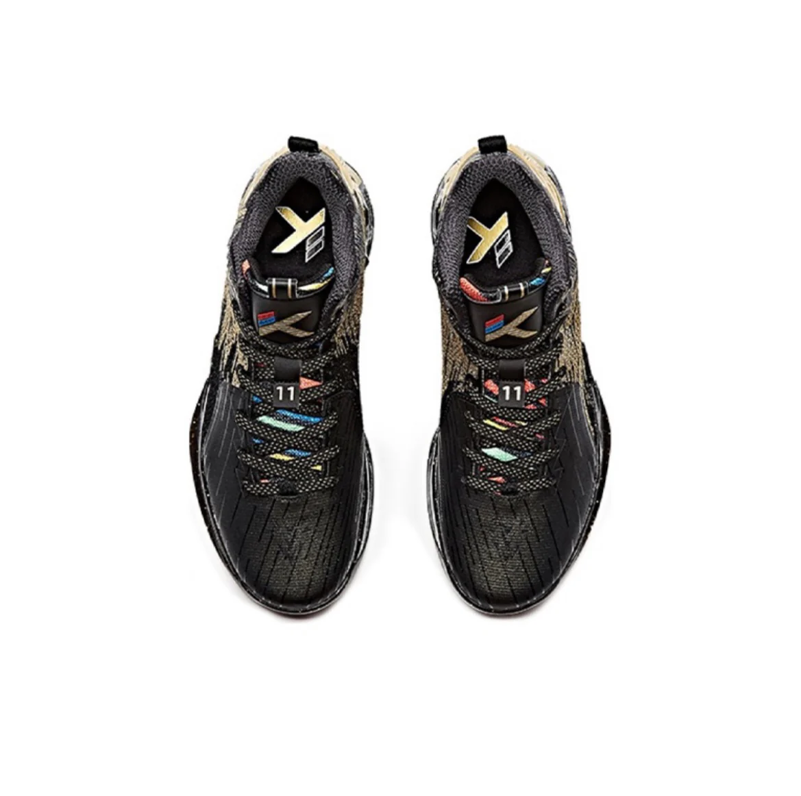 Anta Men's Klay Thompson Kt2 The Finals Black/Gold - Image 4