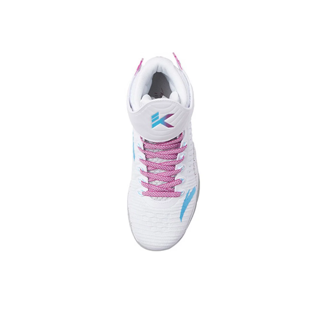 Anta Men's Klay Thompson Kt3 White/Blue/Pink Basketball Shoes - Image 5