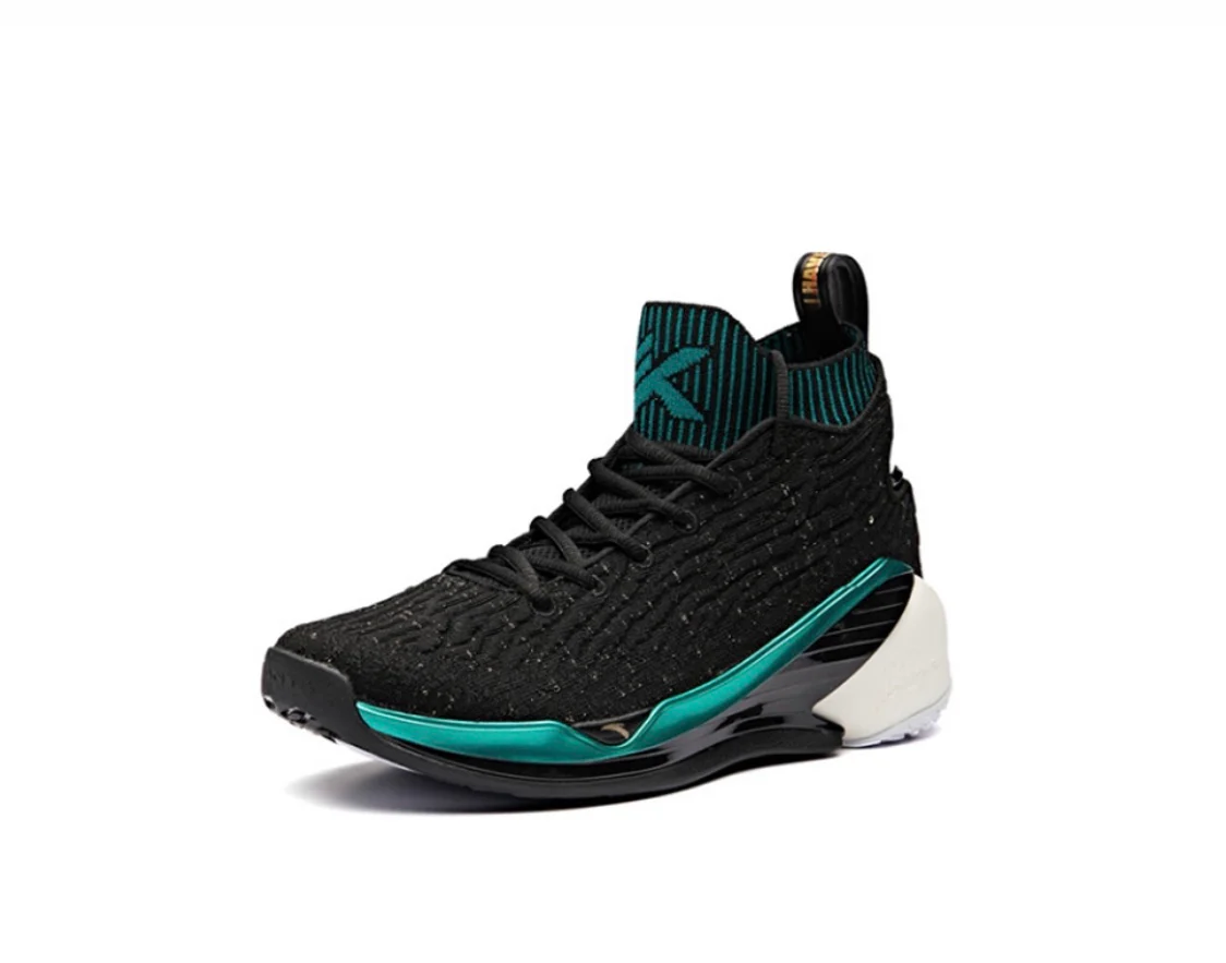 Anta Men's Klay Thompson Kt4 Black/Green - Image 2