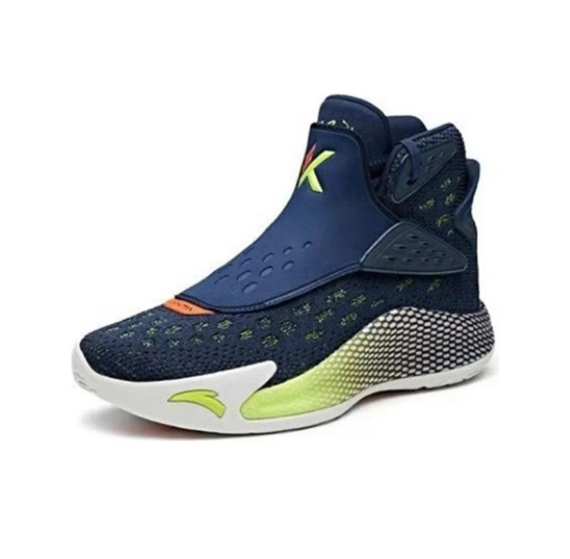 Anta Men's Klay Thompson Kt5 High Basketball Shoes - Blue/Green - Image 2
