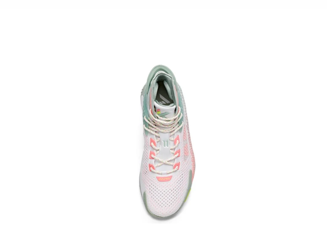 Anta Men's Klay Thompson Kt5 High White/Green/Pink - Image 4