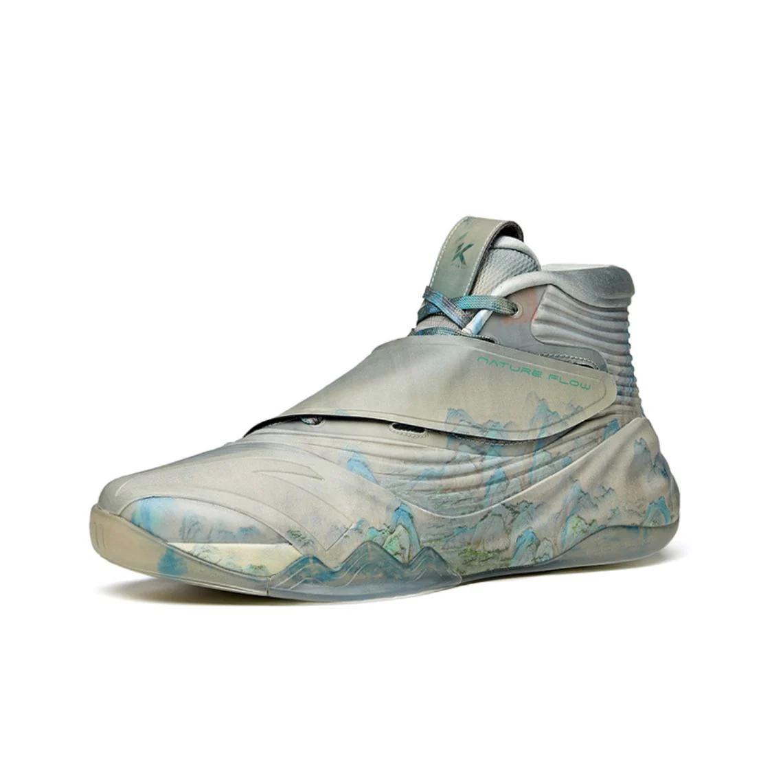 Anta Men's Klay Thompson Kt6 千里江山 Gray Basketball Shoes - Image 4
