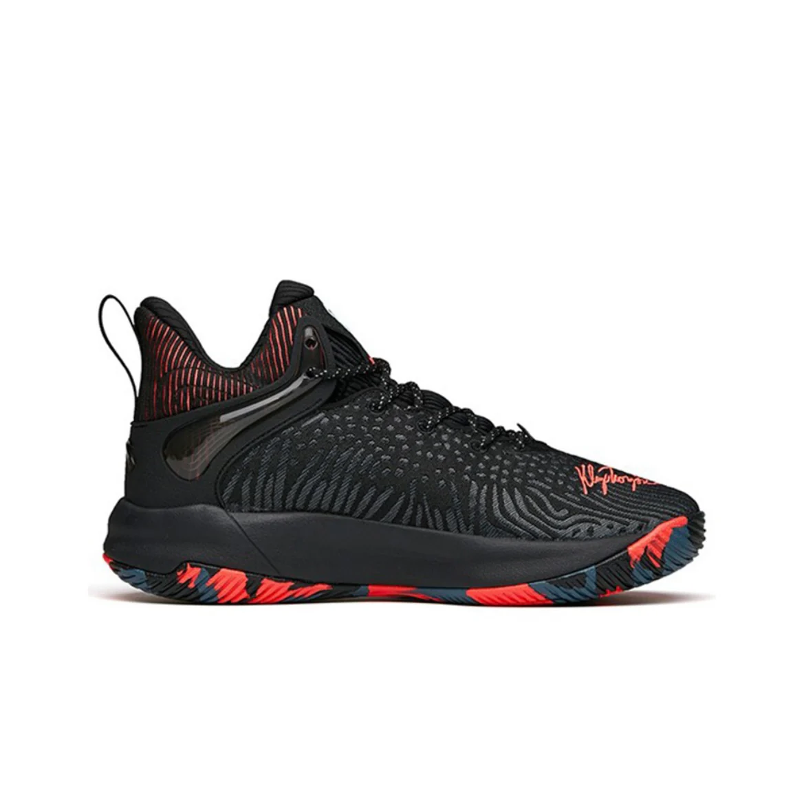 Anta Men's KT "The Mountain 1.0" Low Actual Basketball Shoes - Black - Image 2