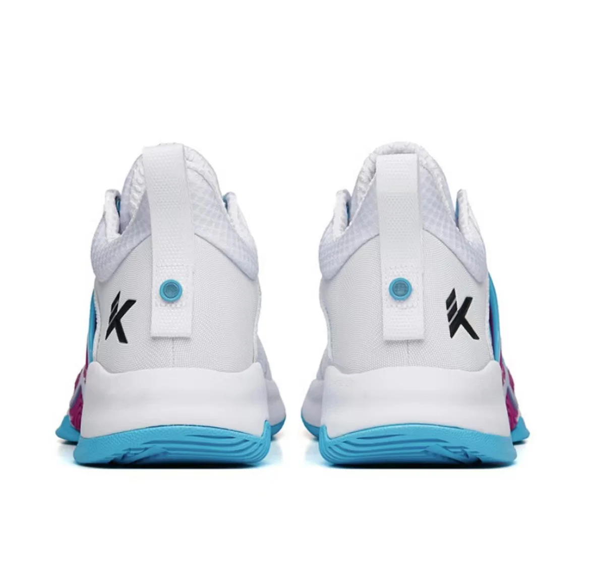Anta Men's KT "The Mountain 1.0" Low Actual Basketball Shoes - White/Blue/Purple - Image 5