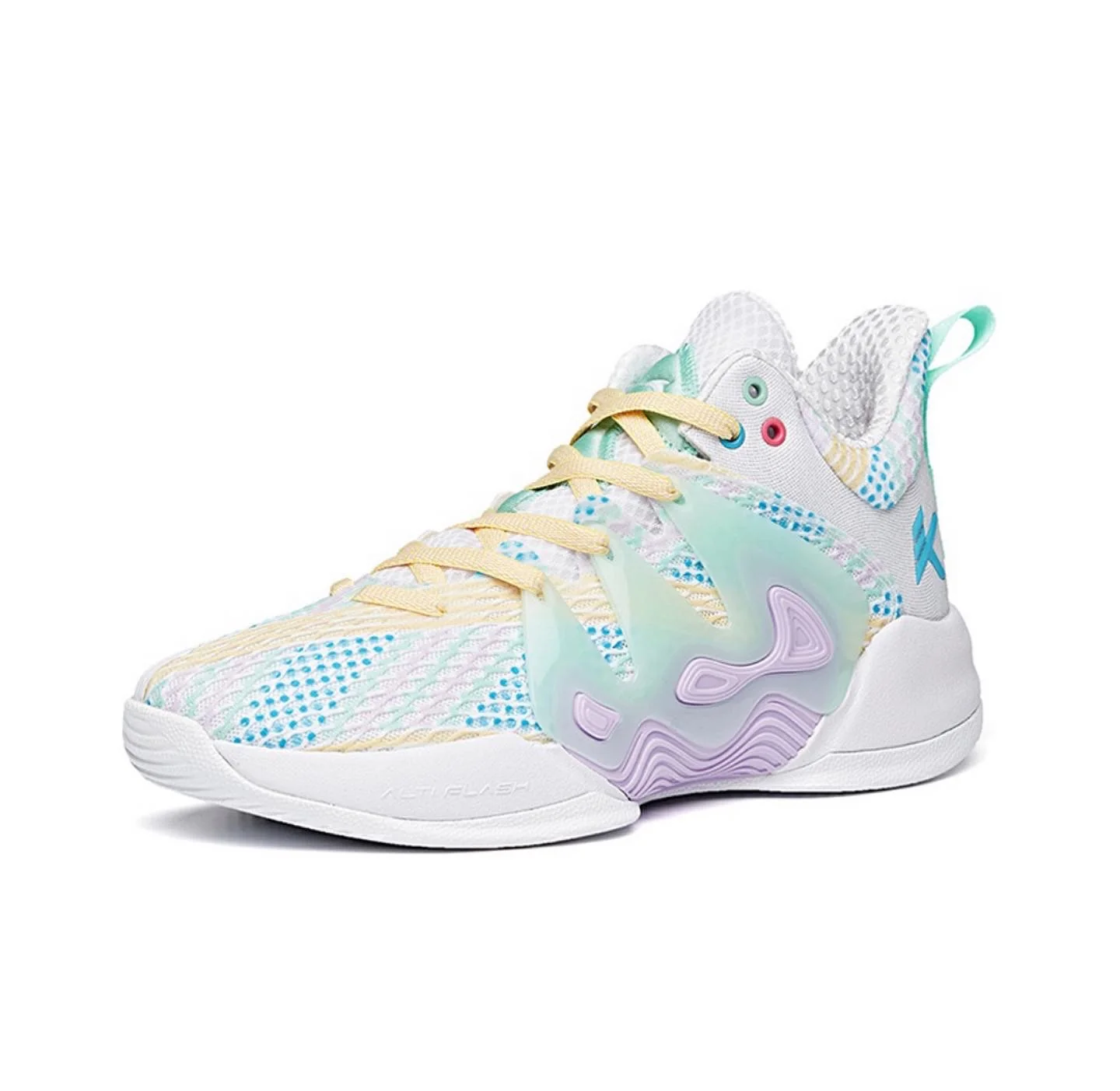 Anta KT "The Mountain 1.0" Low - White/Blue/Purple - Image 2