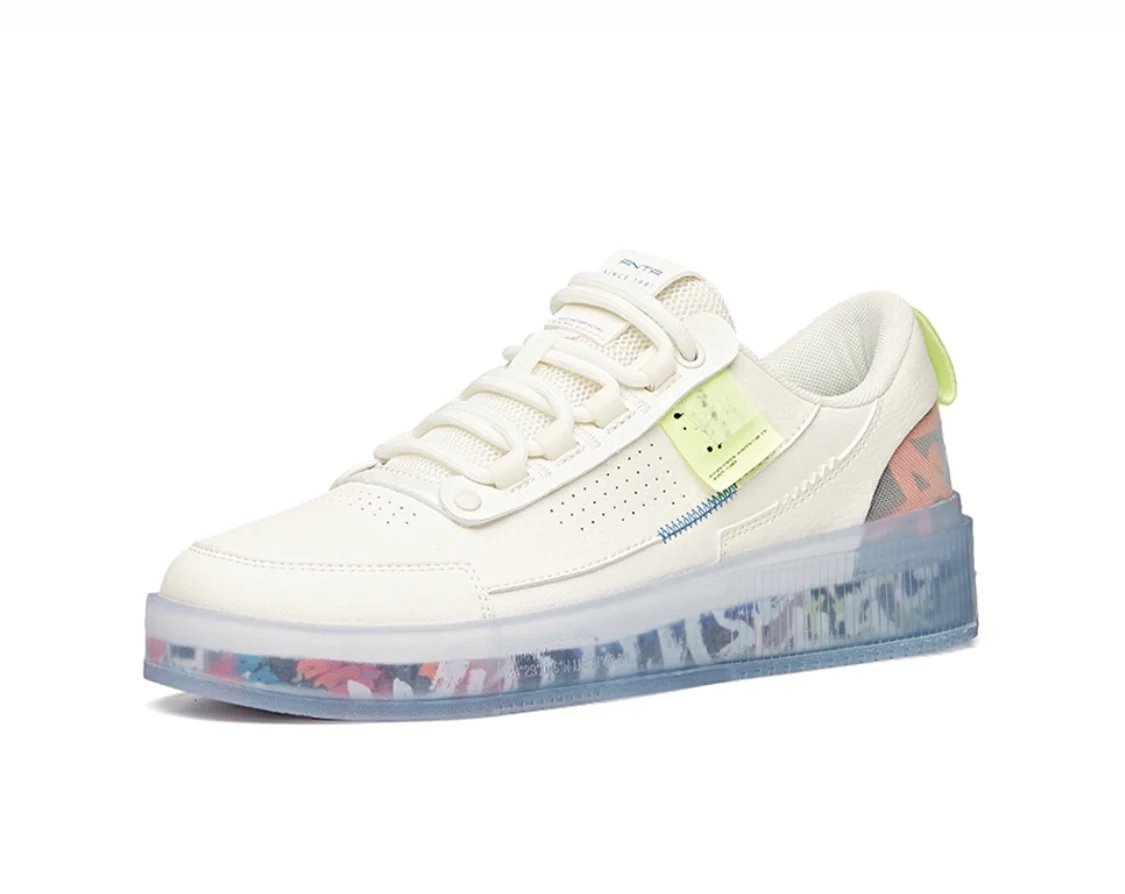 Anta Men's Life Series Jelly Low White/Green - Image 2
