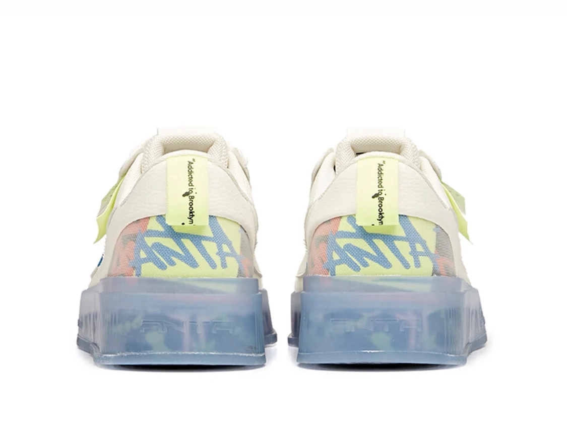 Anta Men's Life Series Jelly Low White/Green - Image 3