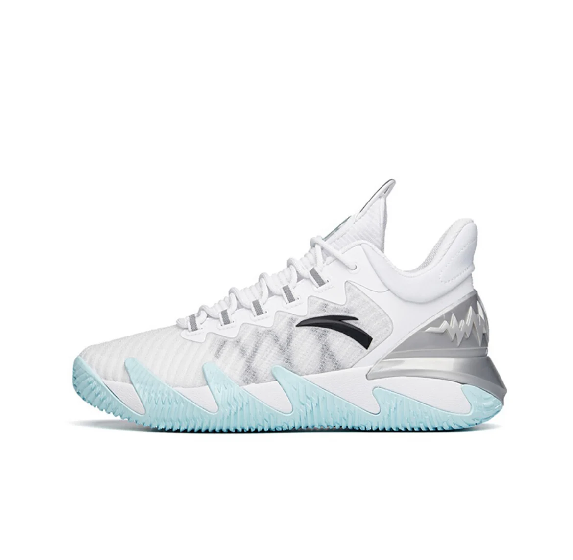 Anta Men's Shock The Game 逆刃 Low Basketball Shoes White