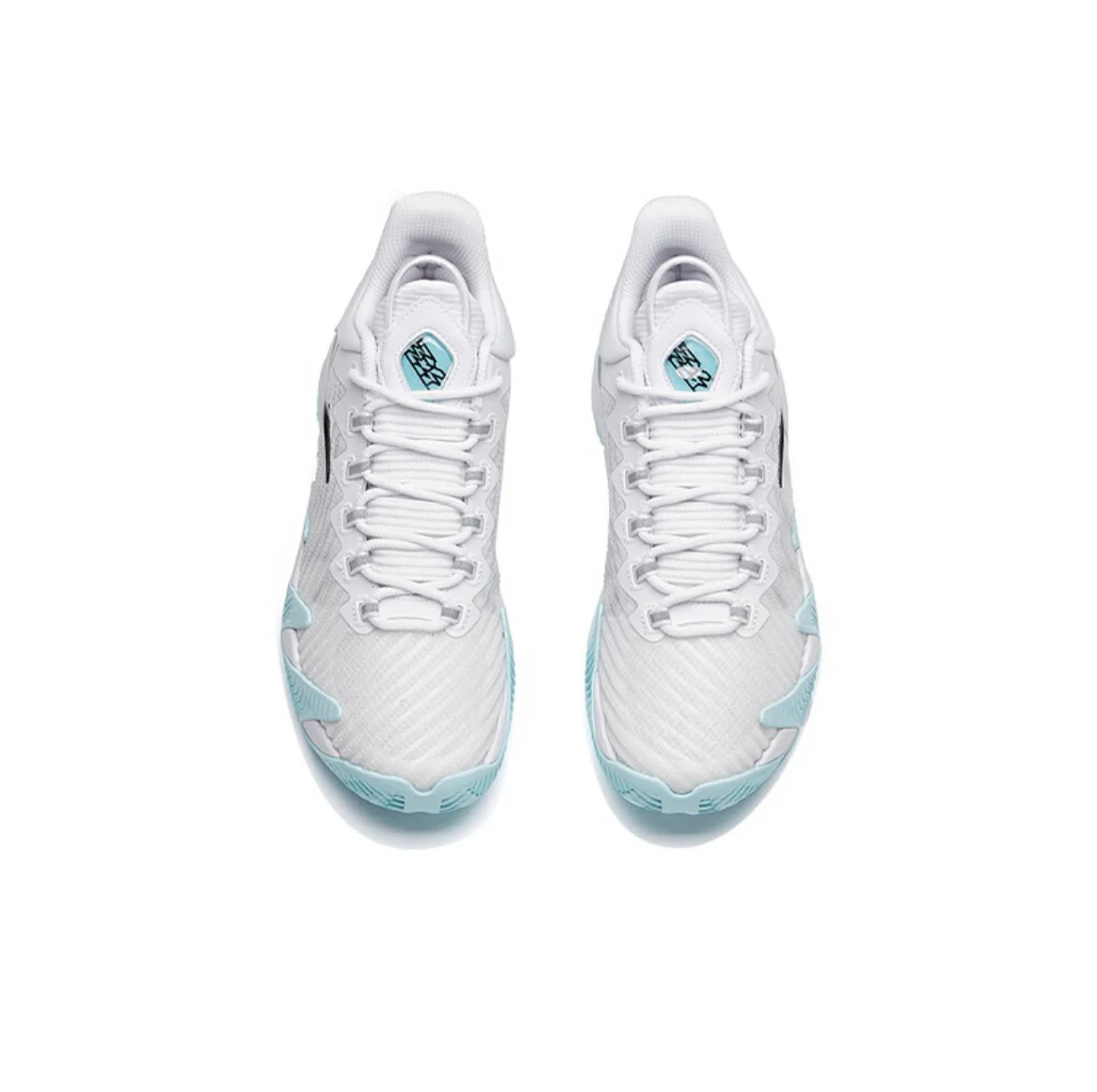 Anta Men's Shock The Game 逆刃 Low Basketball Shoes White - Image 4