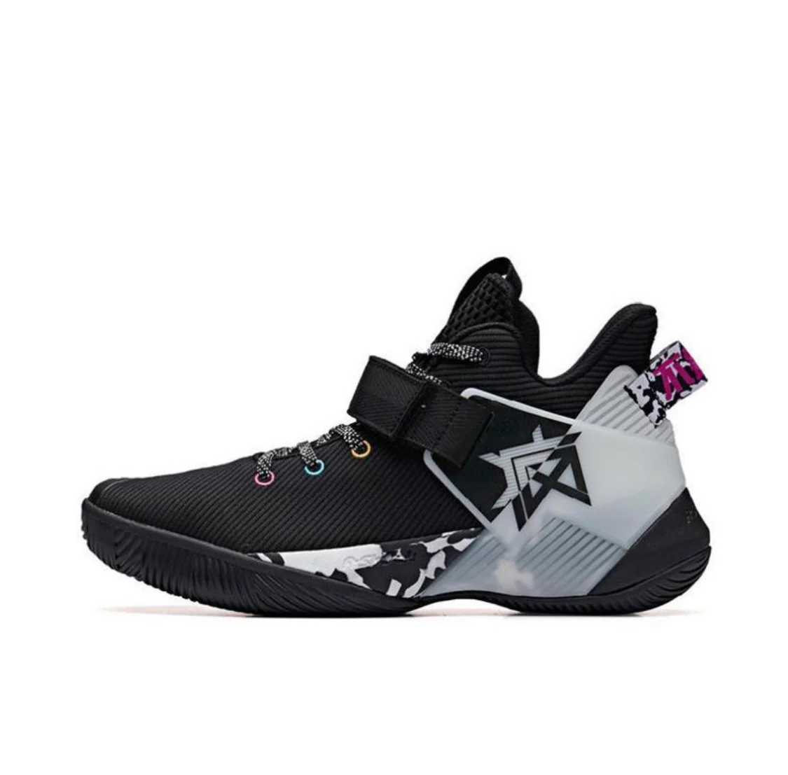 Anta Men's Shock The Game 3.0 Black/White/Purple