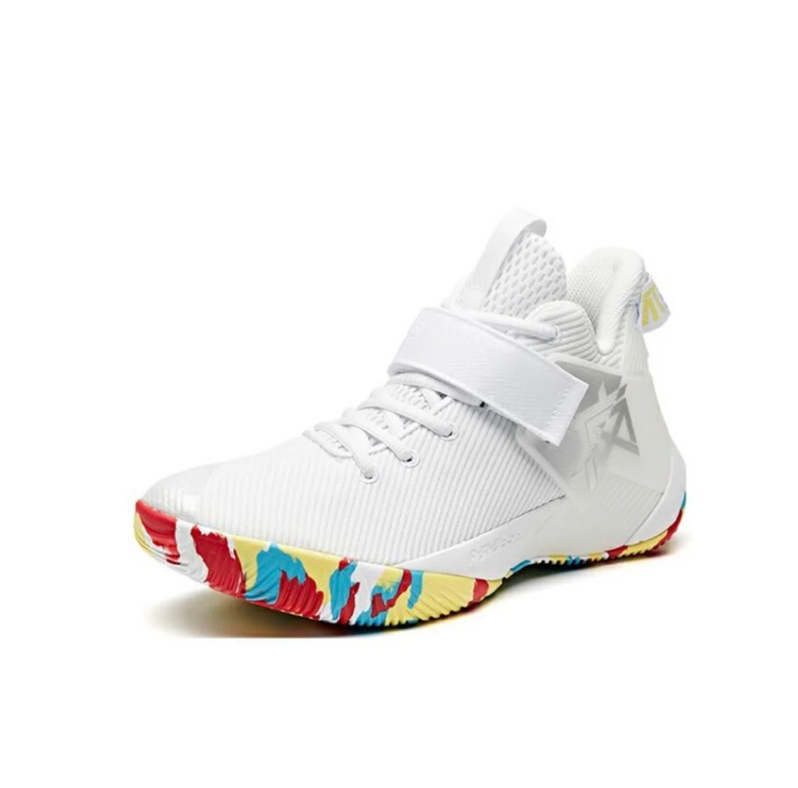 Anta Men's Shock The Game 3.0 White/Yellow - Image 2