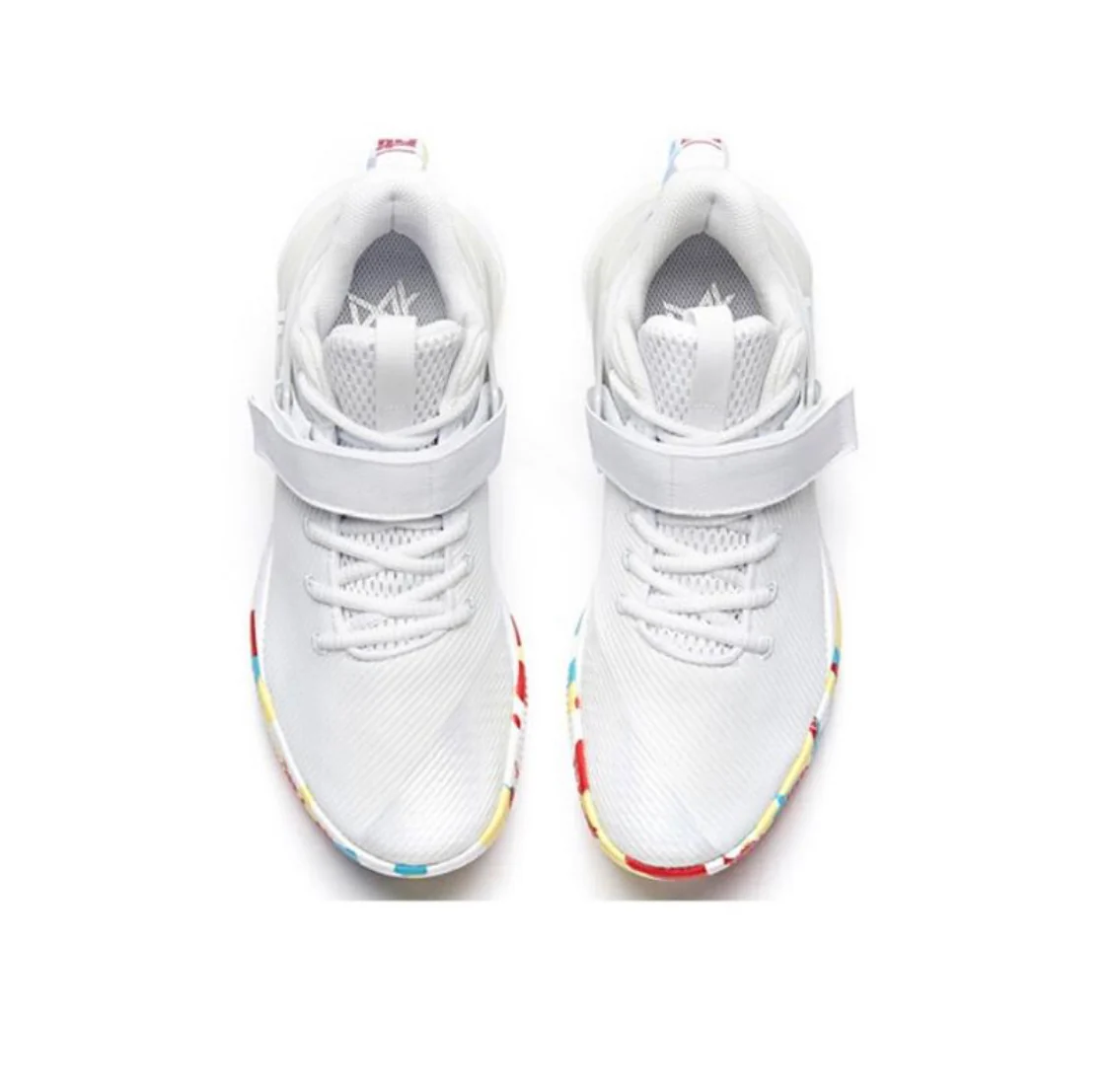Anta Men's Shock The Game 3.0 White/Yellow - Image 5