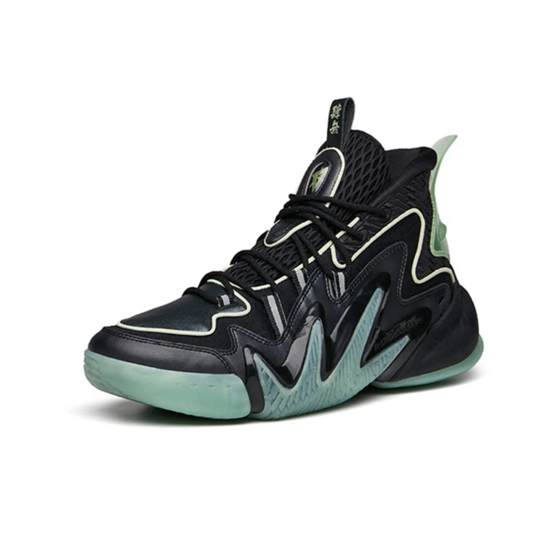 Anta Men's Shock The Game 4.0 Black/Green - Image 2