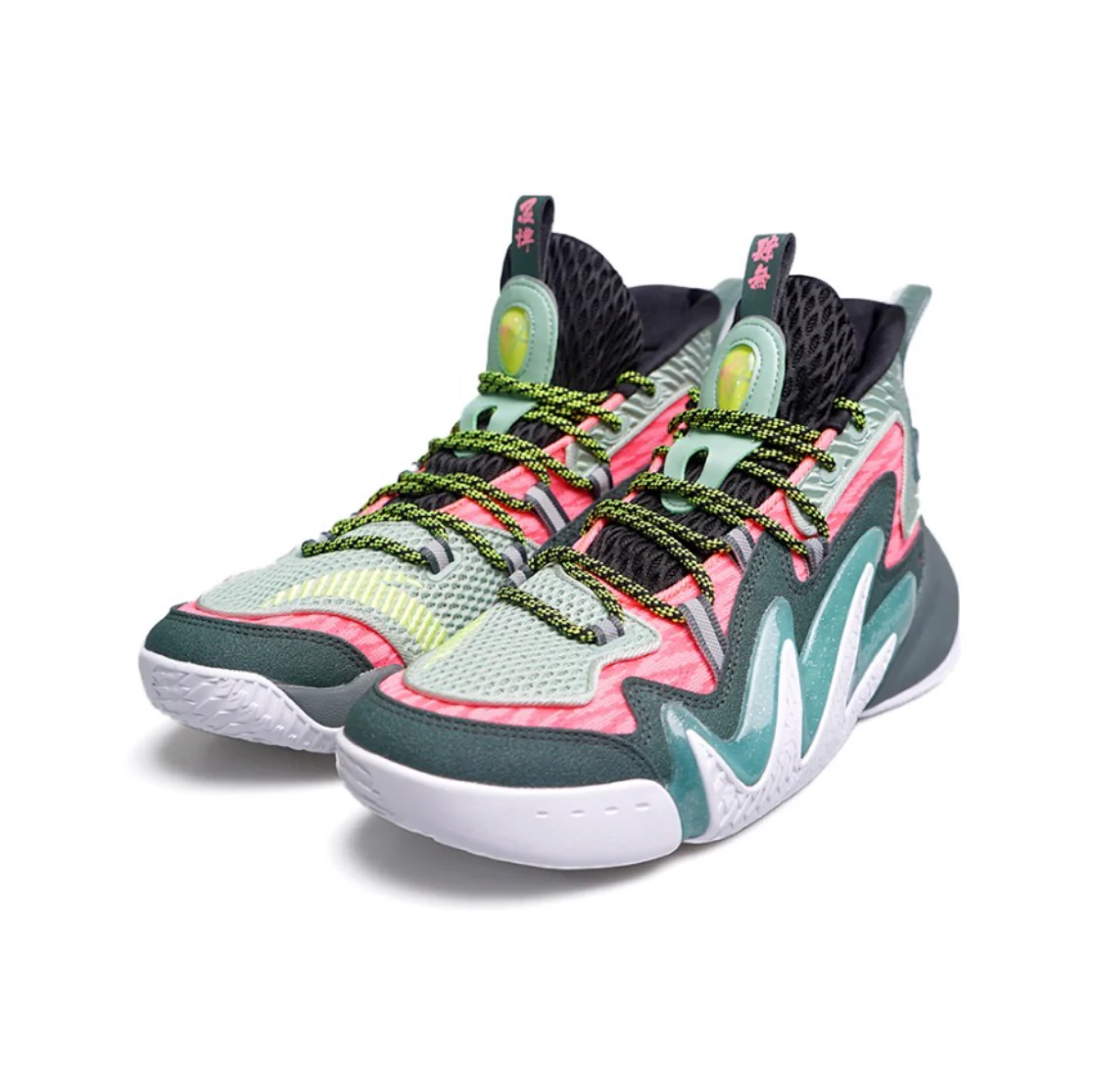 Anta Shock Wave 2 - Gray/Green - Image 2