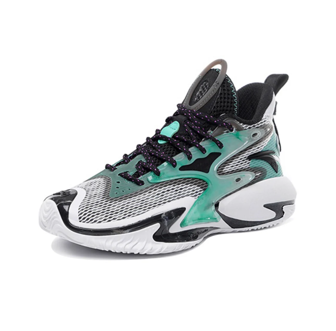 Anta Shock Wave 3 - White/Green/Black - Image 2