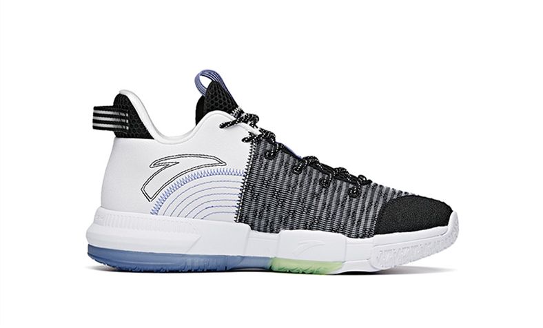 Anta Men's Shock The Game "Daringly" 2.0 Black/White/Green - Image 3