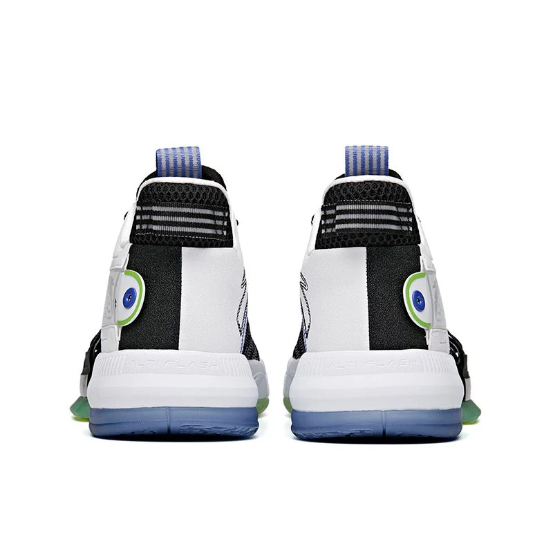 Anta Men's Shock The Game "Daringly" 2.0 Black/White/Green - Image 6
