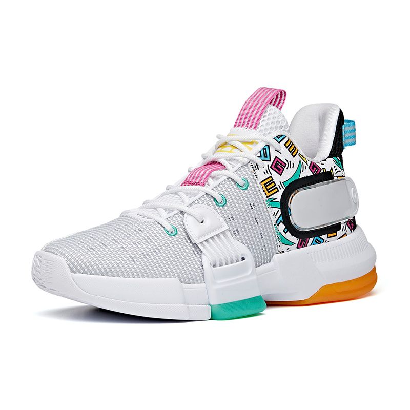 Anta Men's Shock The Game "Daringly" 2.0 White/Black/Green - Image 2