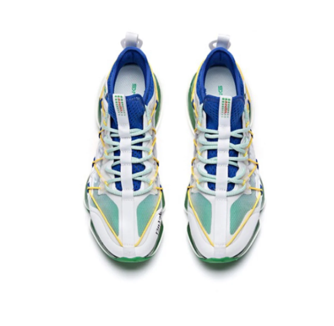 Anta Men's Sprite White/Blue/Green - Image 5