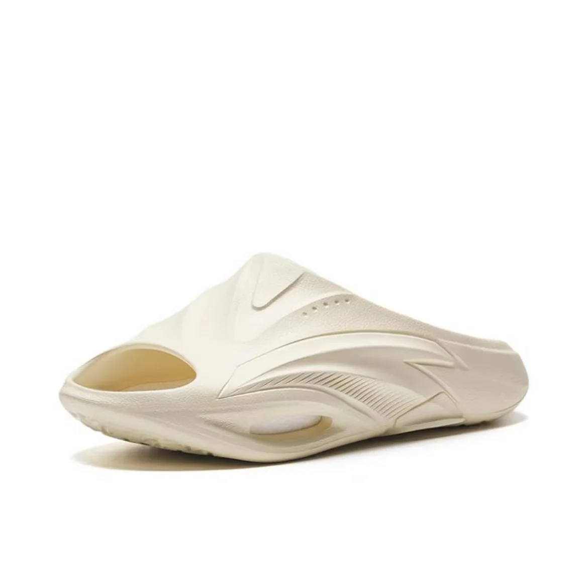 Anta Nitrogen Bubble Leisure Sports Recovery Slippers - Off White - Image 3