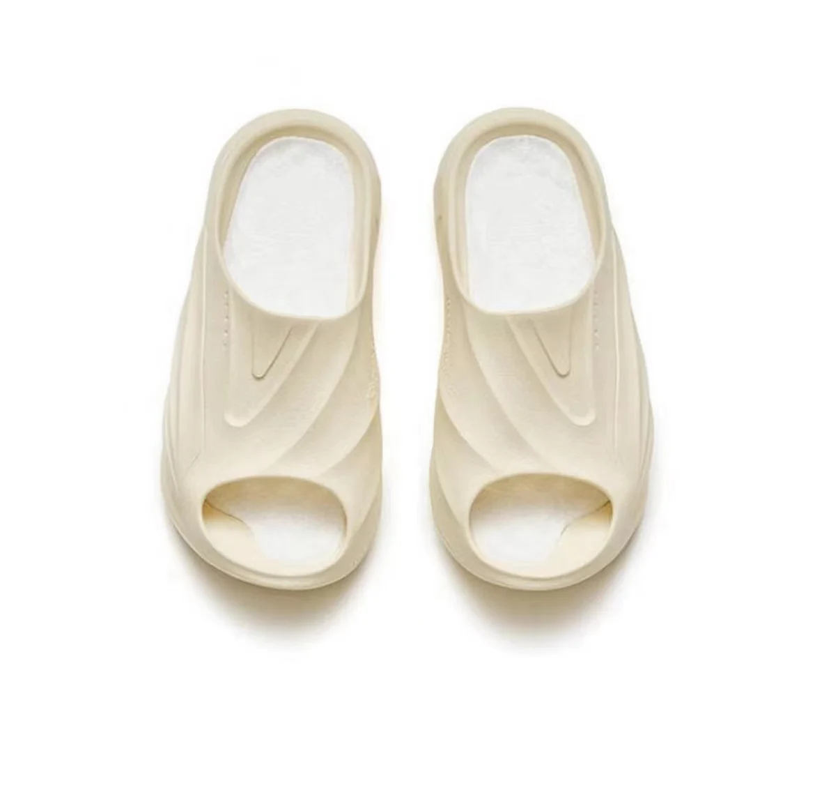 Anta Nitrogen Bubble Leisure Sports Recovery Slippers - Off White - Image 4