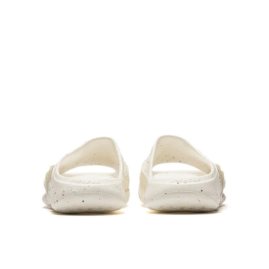 Anta Nitrogen Bubble Leisure Sports Recovery Slippers - White/Gold - Image 4