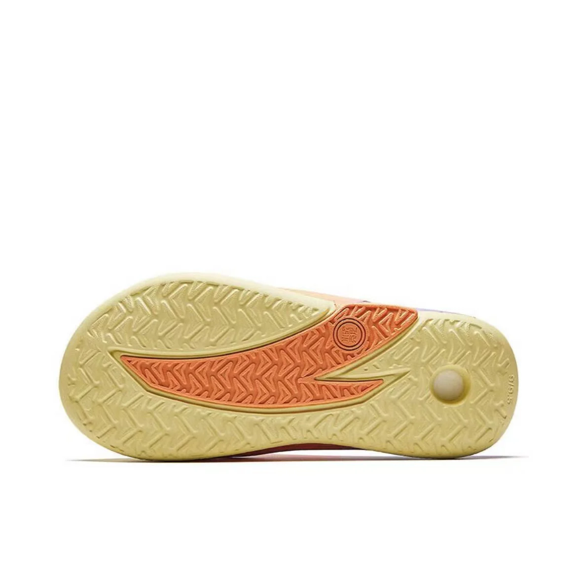 Anta Nitrogen Bubble Leisure Sports Recovery Slippers - Yellow/Orange/Purple - Image 2